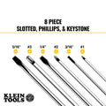 Klein Screwdriver Set Plus Magnetizer, Cushion-Grip, 8-Piece - Ace Tool Group - KLEIN