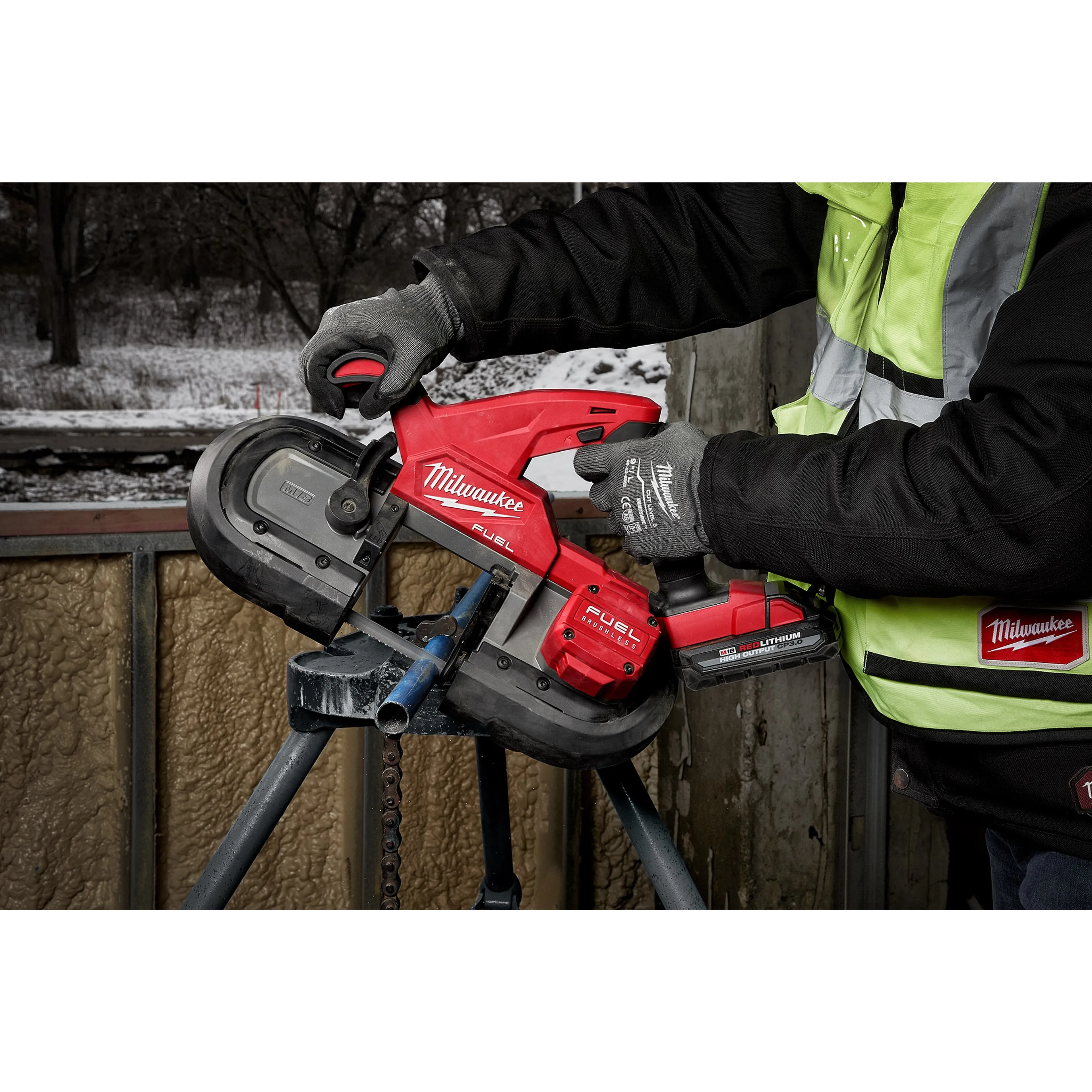 Milwaukee 2829S-20 M18 FUEL Compact Dual-Trigger Band Saw (Tool Only) - Ace Tool Group - Milwaukee