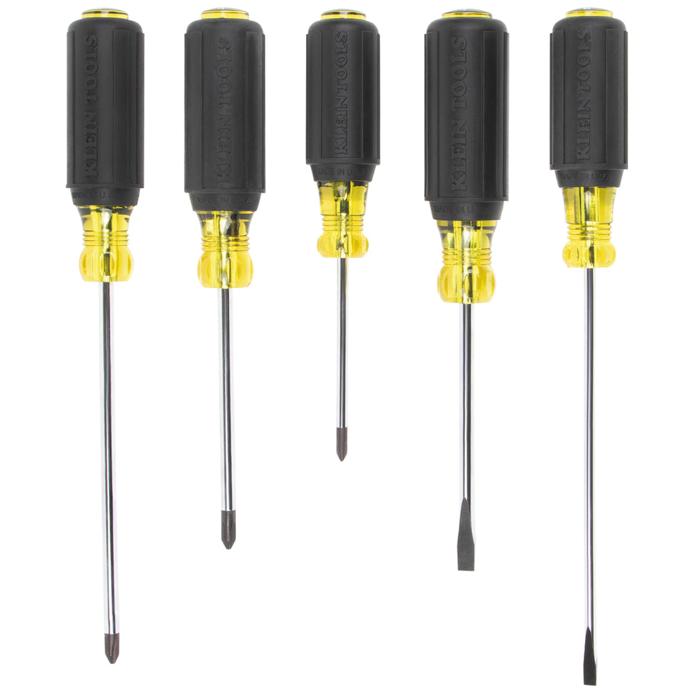 Klein 85805 All-Purpose Screwdriver Set, 5-Piece - Ace Tool Group - Klein