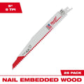 Milwaukee 48-00-8026 9 in. 5 TPI Ax Sawzall Blades - Ace Tool Group - Milwaukee