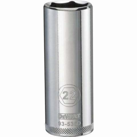 Dewalt Dwmt93536Osp 6 Point 1/2'' Drive Deep Socket 22 Mm - Ace Tool Group - DeWalt