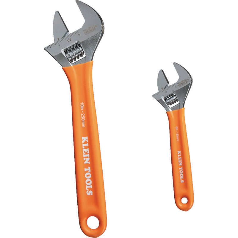 Klein Tools Extra-Capacity Adjustable Wrenches, 2-Piece - Ace Tool Group - Klein