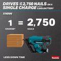 Makita XNB06Z 18V LXT 2-1/2 Angled Finish Nailer - Ace Tool Group - Makita