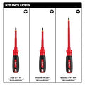 Milwaukee 48-22-2202 3 PC 1000V Insulated Screwdriver Set - Ace Tool Group - Milwaukee