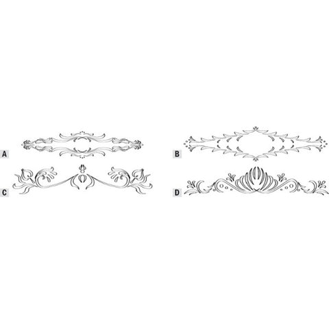 Cmt Rcs-402 Door Rail Template Classical - Ace Tool Group - CMT