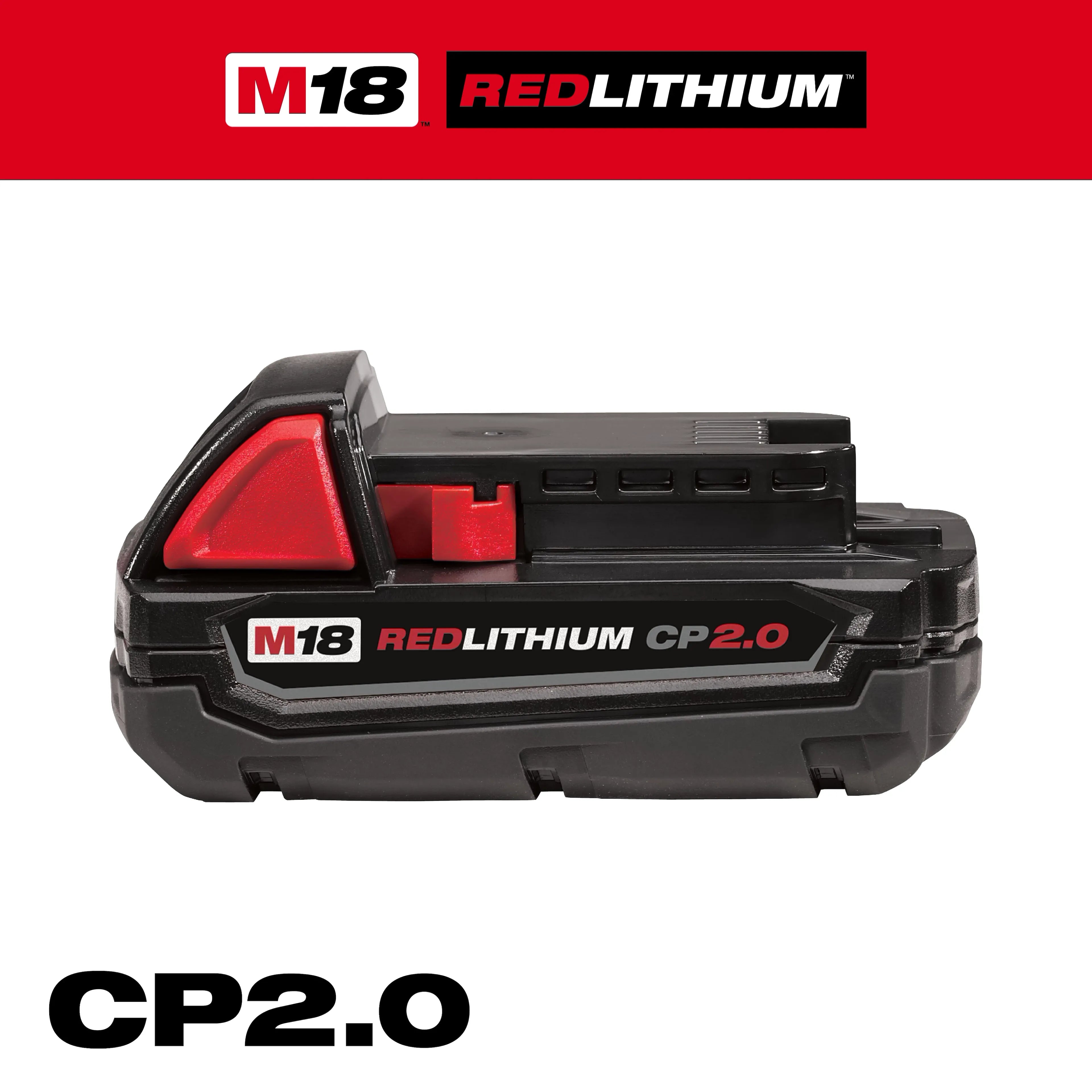 Milwaukee 48-11-1820 M18 REDLITHIUM CP2.0 Battery - Ace Tool Group - Milwaukee