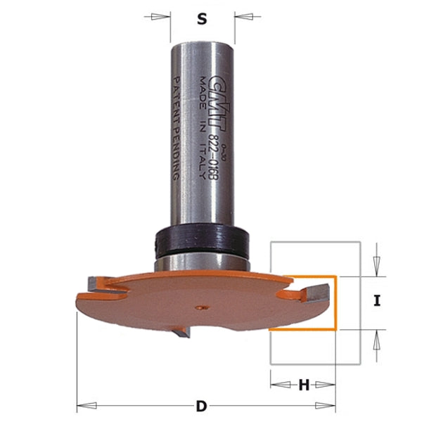 CMT 822.016.11B Slot Cutter, 2-1/8-Inch Diameter, 1/2-Inch Shank - Ace Tool Group - CMT
