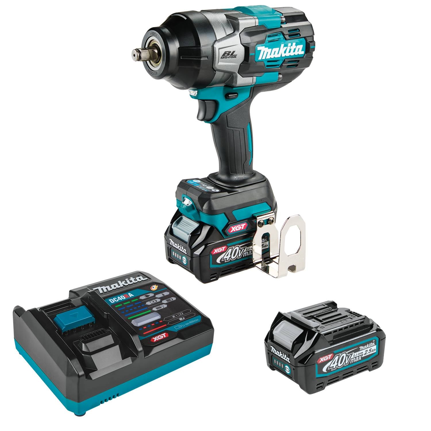 Makita GWT02D 40V max XGT High-Torque 1/2" Sq. Drive Impact Wrench Kit - Ace Tool Group - Makita