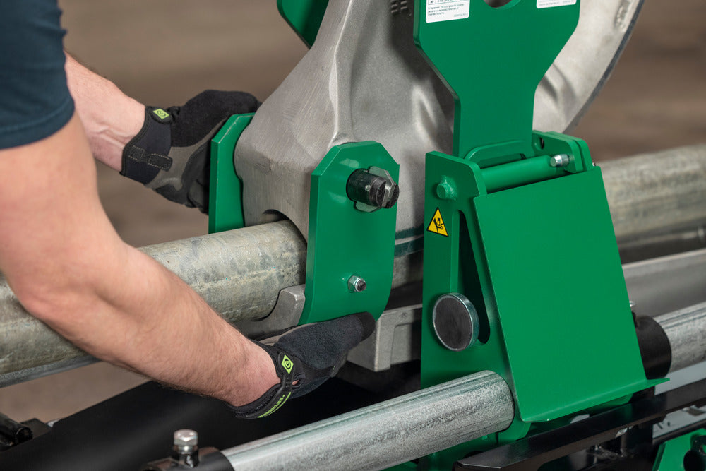 Greenlee 881GXE980MBTS - Hydraulic Bender for 2-1/2" - 4" with Hydraulic Pump and Mobile Bending Table - Ace Tool Group - Greenlee