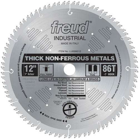 Freud Tools 12" Thick Stock Aluminum Metal Blade - Ace Tool Group - Freud