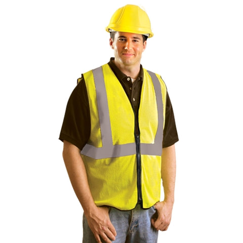 Occunomix LUX-SSGZC Premium Mesh Standard Safety Vest - Ace Tool Group - Occunomix