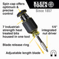 Klein 32308 8-in-1 Adjust. Stubby Screwdriver - Ace Tool Group - Klein