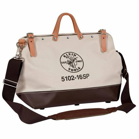Klein 5102-18SP Deluxe Canvas Tool Bag 18 in. - Ace Tool Group - Klein