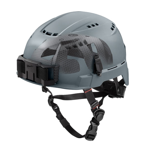 Milwaukee 48-73-1378 BOLT Gray Vented Safety Helmet with IMPACT ARMOR Liner (USA) - Type 2, Class C - Ace Tool Group - Milwaukee