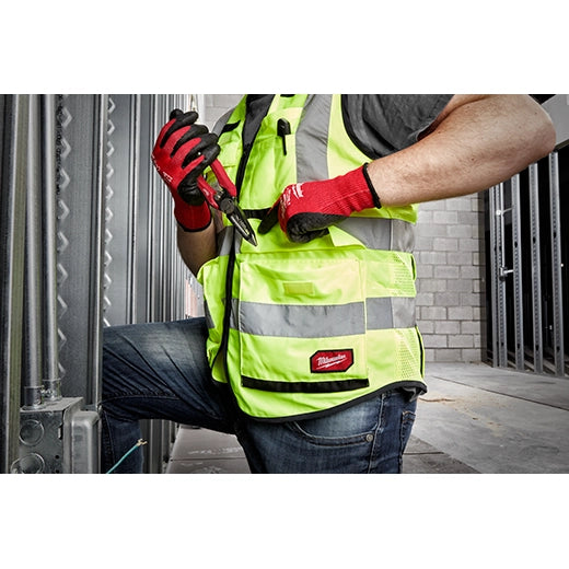 Milwaukee 48-73-5091 High Visibility Orange Performance Safety Vest - S/M (CSA) 12 Pack - Ace Tool Group - Milwaukee