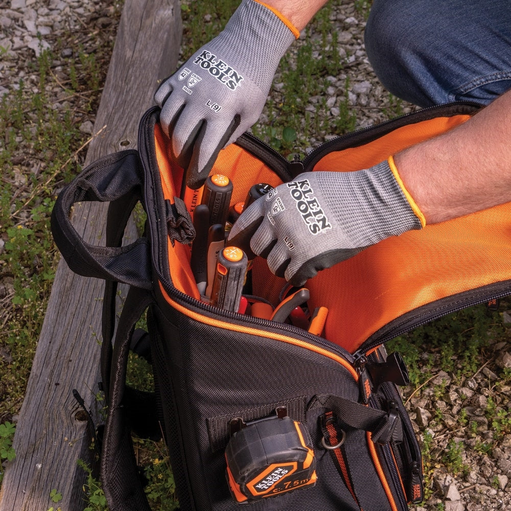 Klein Tools 60585 A2 Cut Knit Dipped Gloves, L, 2-Pr - Ace Tool Group - Klein