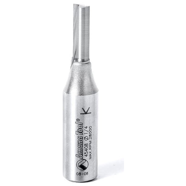 Amana Tool 45408 2 Flute 1/4 Diameter 1/2 Shank - Ace Tool Group - Amana Tool
