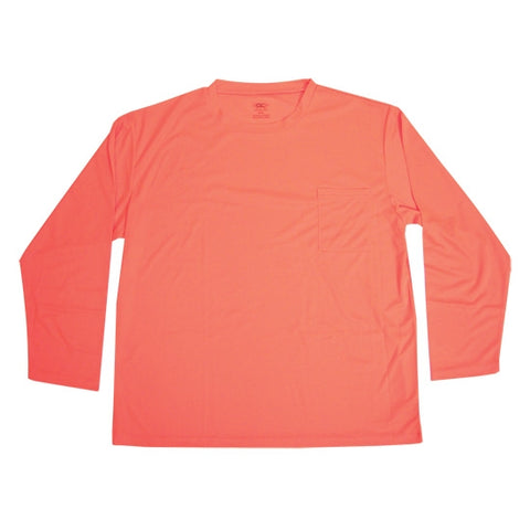 CLC SS09L Hi-Viz Long  Sleeve T-Shirt, Orange - L - Ace Tool Group - CLC