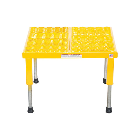 Vestil Adjust Alum Stand 9-1/2-15-1/2 H 19 X 36 - Ace Tool Group - Vestil