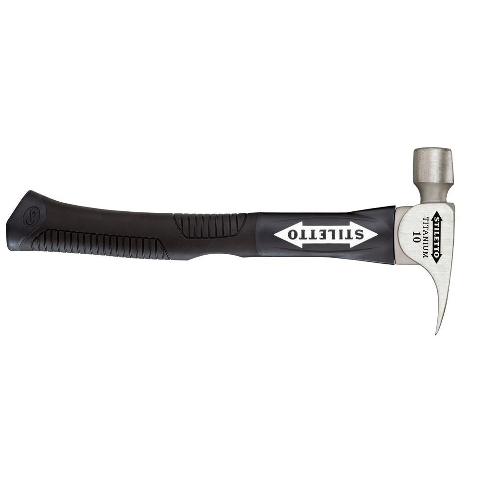 Stiletto FH10C-F 10oz Titanium Smooth Face, 13-1/2" Hybrid Fiberglass Handle - Ace Tool Group - Stiletto