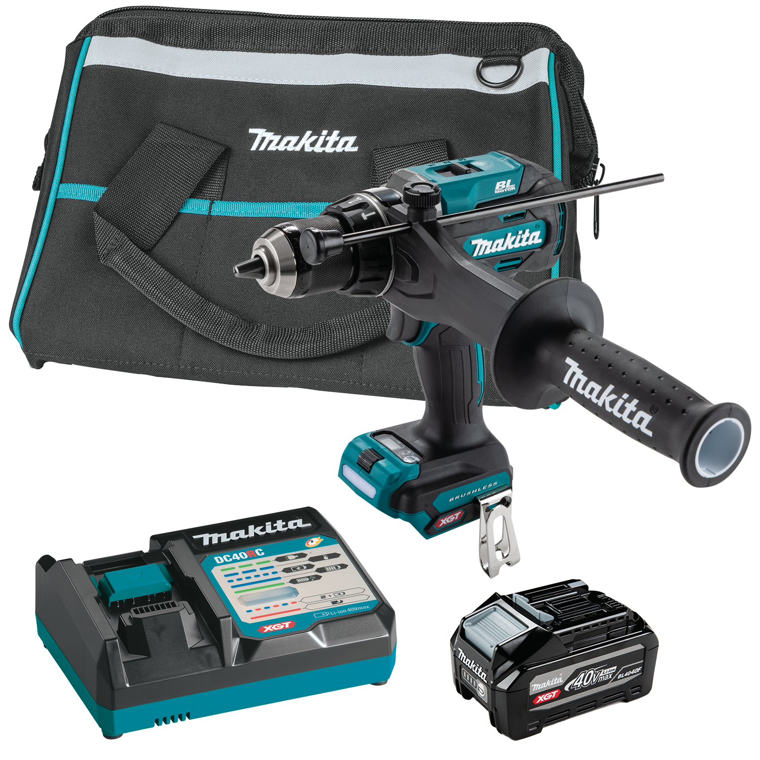 Makita GPH03SU1 40V XGT 1/2" HammerDriverDrill Kit - Ace Tool Group - Makita