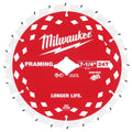 Milwaukee 48-41-0723 7-1/4 in. 24T Worm Drive Framing Circular Saw Blade 10 Pack - Ace Tool Group - Milwaukee
