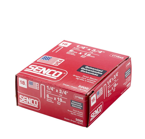 Senco L11BAB 18 x  1/4in Crn x 3/4in  EG Staples - Ace Tool Group - Senco