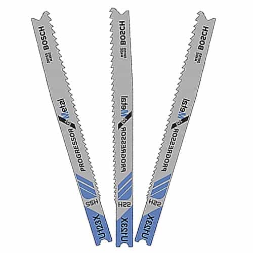 Bosch U123X3 3 5/8, Progressor Hss Universal Shank Jigsaw Blade  (3 Pk) - Ace Tool Group - Bosch