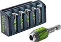 Festool 204384 5-Piece Impact Bit Set w/ Lockable Impact Bit Holder - Ace Tool Group - Festool