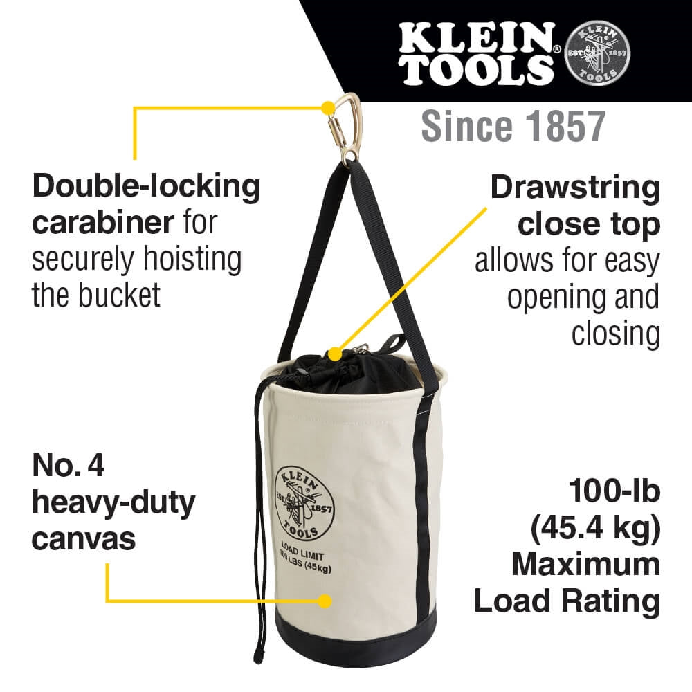 Klein 5114DSC22 Heavy Duty Close Bucket 22 in. - Ace Tool Group - Klein