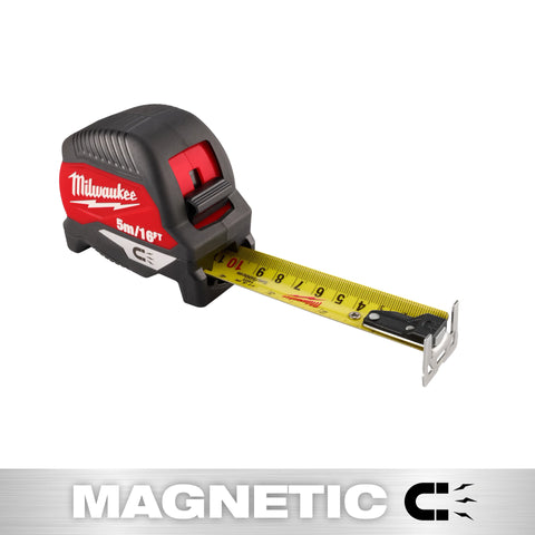 Milwaukee 48-22-1017M 5m/16ft Magnetic Tape Measure 6 Pack - Ace Tool Group - Milwaukee