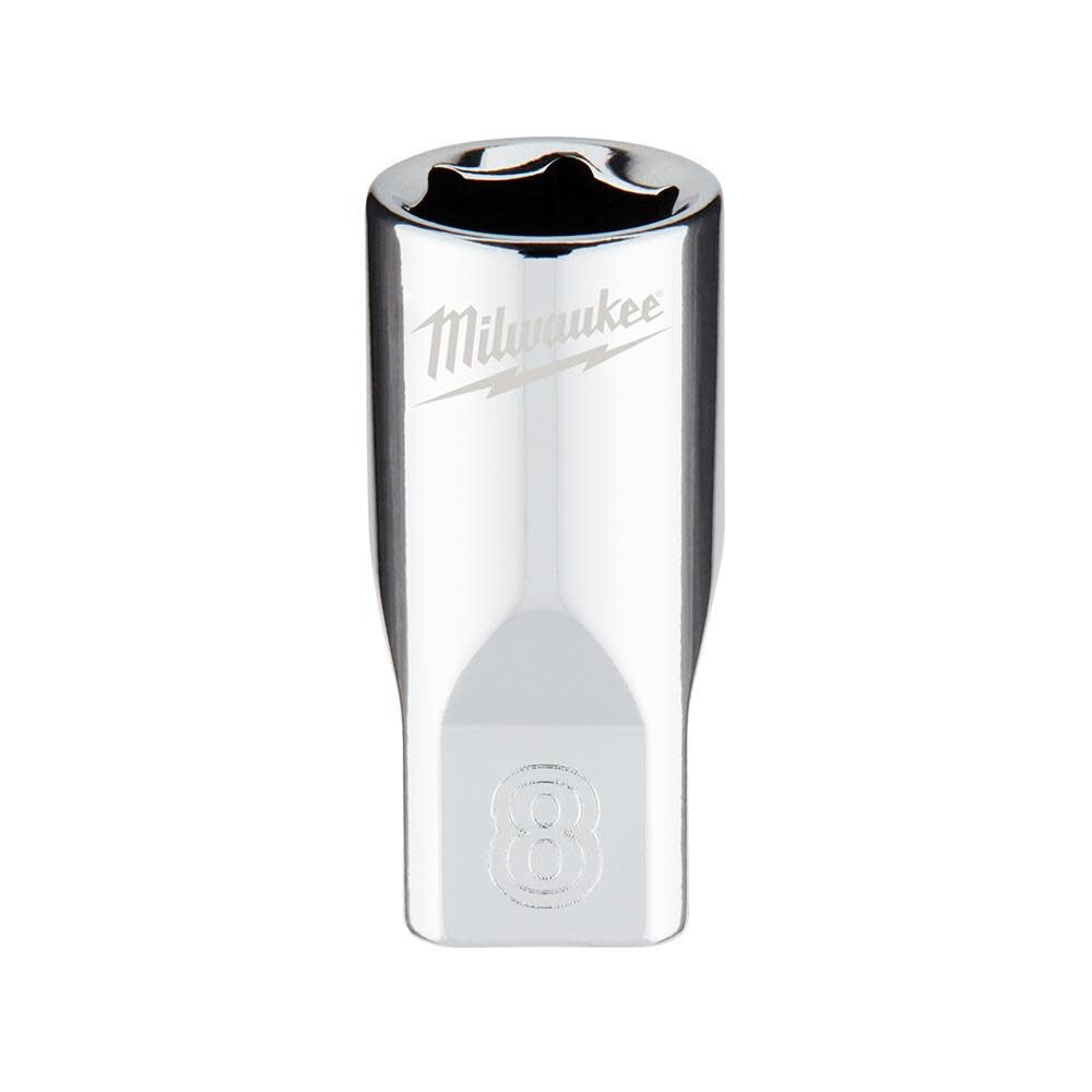 Milwaukee 45-34-9034 1/4 in. Drive 8mm Metric 6-Point Socket - Ace Tool Group - Milwaukee