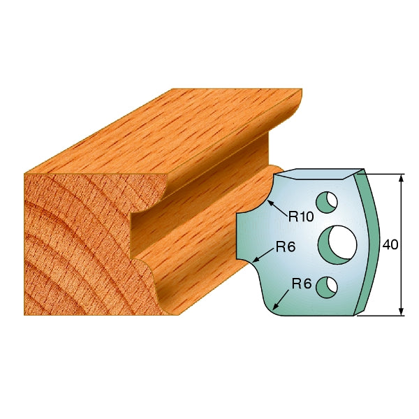 CMT 690.045 Pair of Profiled Knives for Shaper Cutters - Ace Tool Group - CMT