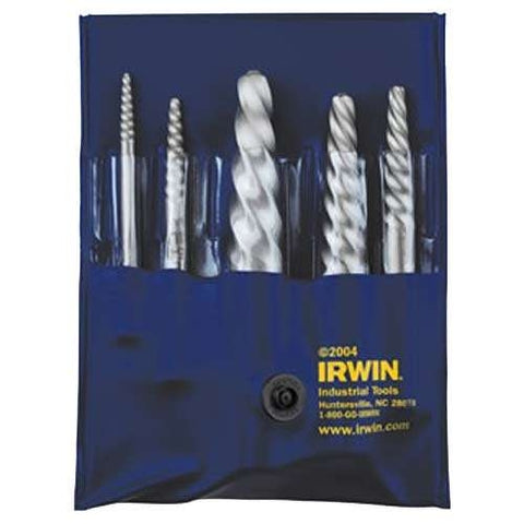 Irwin 53545 Screw Extractor Spiral Flute 6-Piece - Ace Tool Group - Irwin