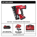 Milwaukee 2841-21CT 16 Gauge Angled Finish Nailer Kit - Ace Tool Group - Milwaukee