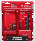 Milwaukee 48-89-2800 THUNDERBOLT Black Oxide Drill Bit Set - 14PC - Ace Tool Group - Milwaukee