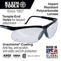 Klein 60055 Protective Eyewear, Black Frame, Espresso - Ace Tool Group - Klein
