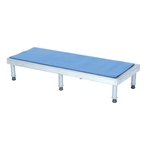 Vestil AHT-H-1948-A Adj Alum Stand 9-1/2-15-1/2 H 19 - Ace Tool Group - Vestil