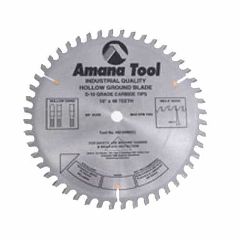 Amana Tool Hg12600-30 12"/60T Hollow Ground Blade - Ace Tool Group - Amana Tool