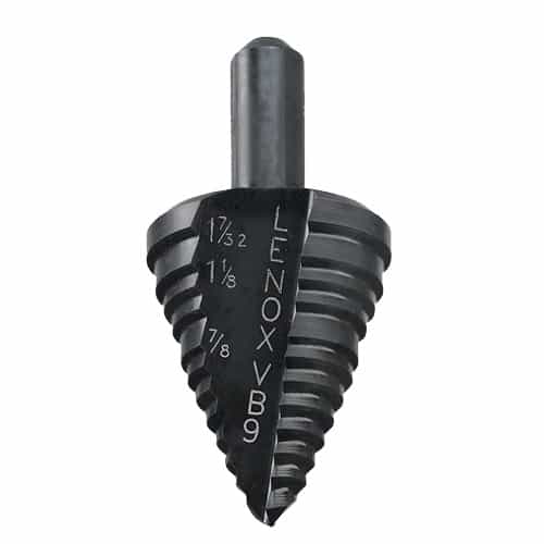 Lenox 30909-Vb9 Vari-Bit 7/8-Inch 1-1/8-Inch And 1-7/32-Inch Step Drill Bit With 3/8-Inch Shank - Ace Tool Group - Lenox
