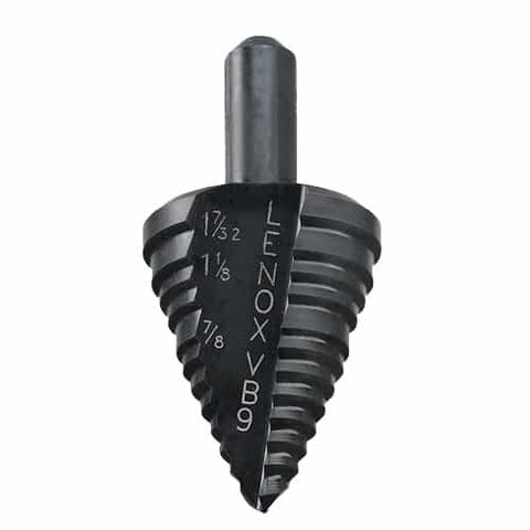 Lenox 30909-Vb9 Vari-Bit 7/8-Inch 1-1/8-Inch And 1-7/32-Inch Step Drill Bit With 3/8-Inch Shank - Ace Tool Group - Lenox