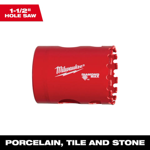 Milwaukee 49-56-5630  1-1/2" Diamond Max Hole Saw - Ace Tool Group - Milwaukee