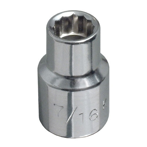Klein Tools 65809 1/2-Inch Drive  1'' Standard 12-Point Socket - Ace Tool Group - Klein