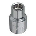 Klein Tools 65806 1/2-Inch Drive  13/16'' Standard 12-Point Socket - Ace Tool Group - Klein