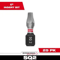 Milwaukee 48-32-4622 SHOCKWAVE 6 in. SQ1 Impact Driver Bit 3 Pack - Ace Tool Group - Milwaukee