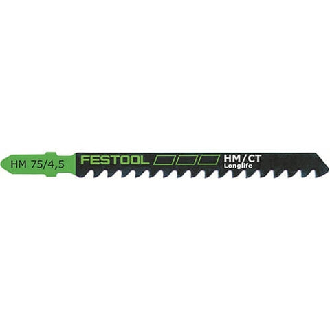 Festool 204343 HM75/4.5 Jigsaw Blades 3 in. 5 TPI - Ace Tool Group - Festool