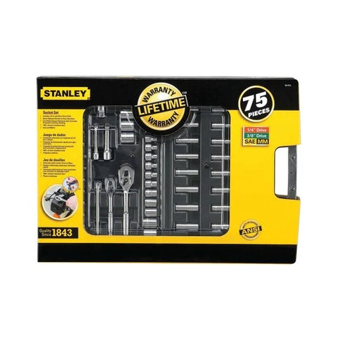 Stanley 75 Pc. Mechanic Tool Set - Ace Tool Group - Stanley