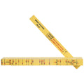 Klein 91163B Fiberglass Folding Rule, Outside Reading, Brick Scale - Ace Tool Group - Klein
