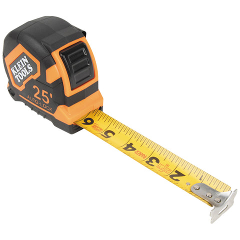 Klein 9125AL Tape Measure, 25 ft. Auto-Lock - Ace Tool Group - Klein