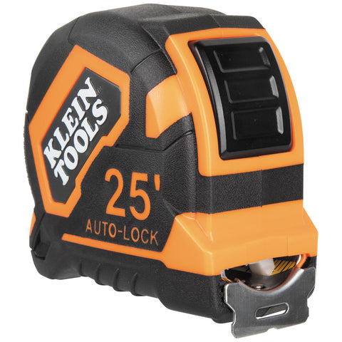 Klein 9125AL Tape Measure, 25 ft. Auto-Lock - Ace Tool Group - Klein
